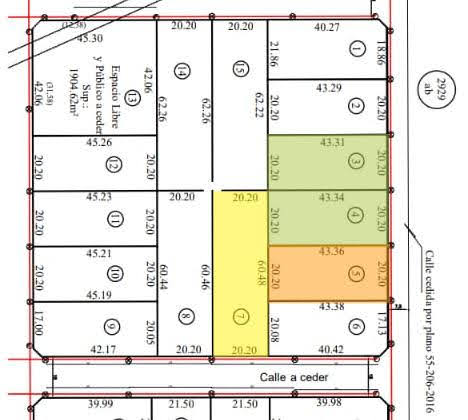Imagen Terreno 26 entre 617 y 618
