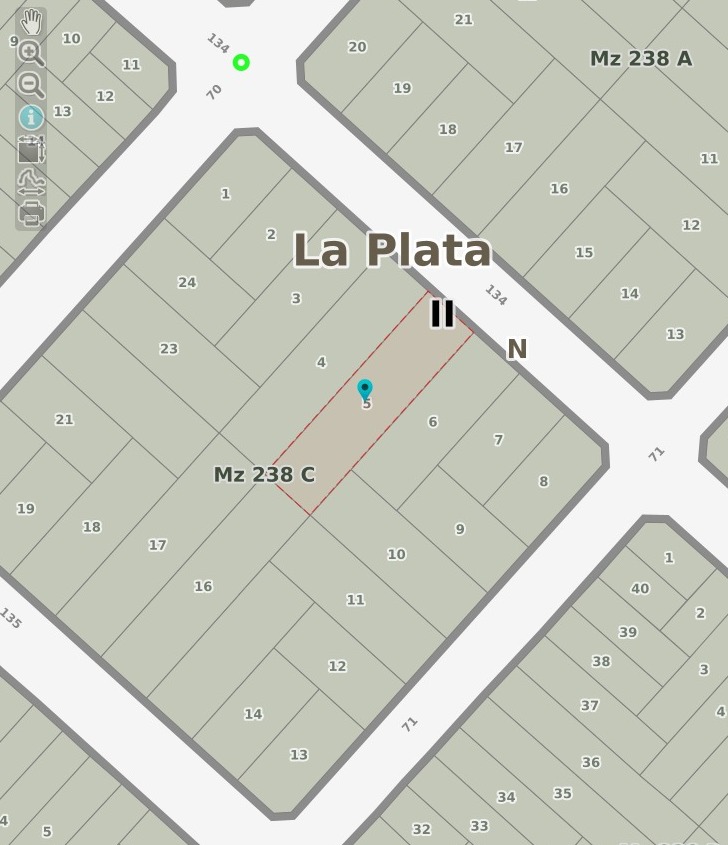 Imagen Lote 134 entre 70 y 71 